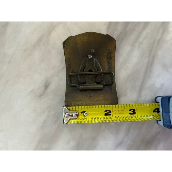 Vintage Remington 1976 Flintlock Rifle 2x3" Metal Belt Buckle - Picture 5 of 6